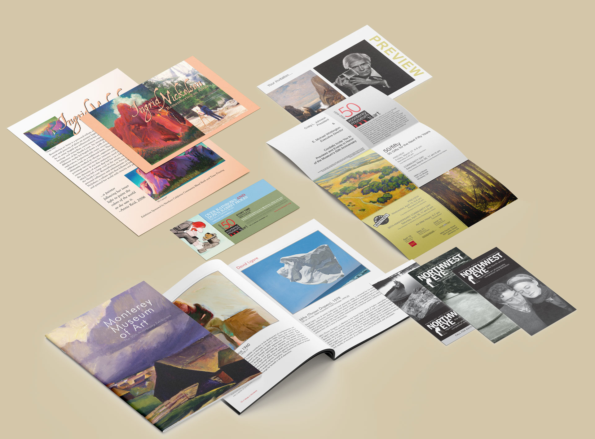 Art museum exhibitions